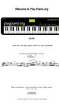 Mobile Screenshot of play-piano.org