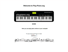 Tablet Screenshot of play-piano.org